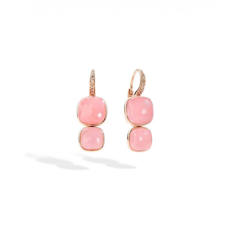 Pomellato - Orecchini Nudo Pendenti - Oro Rosa