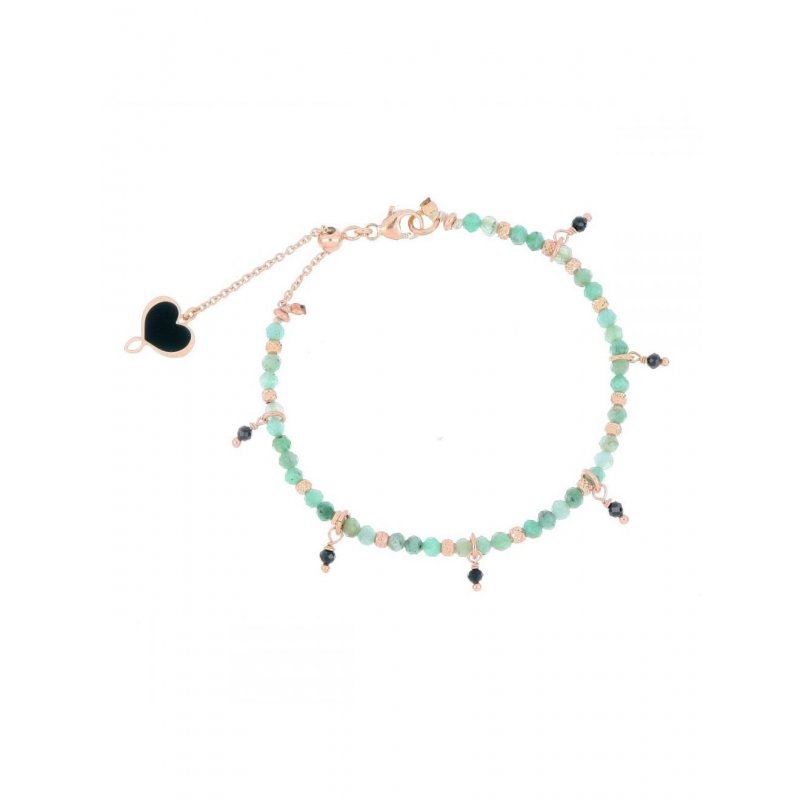 Maman Et Sophie - Bracciale Smeraldi - Argento 925