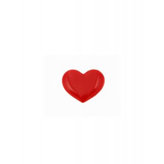 Orecchino Cuore Grande Rosso