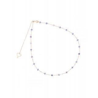 Maman Et Sophie - Girocollo Drops - Oro Rosa - Tanzanite