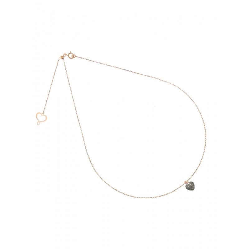 Maman Et Sophie - Girocollo Aurum - Oro Rosa - Cuore