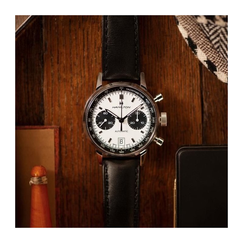 Hamilton - American Classic Intra-Matic - Acciaio - Bianco