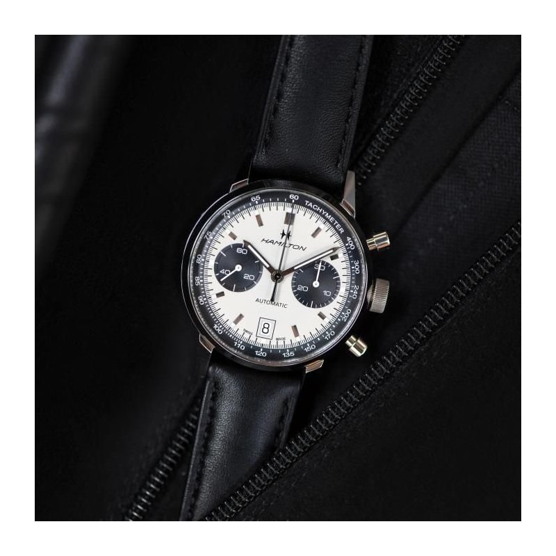 Hamilton - American Classic Intra-Matic - Acciaio - Bianco