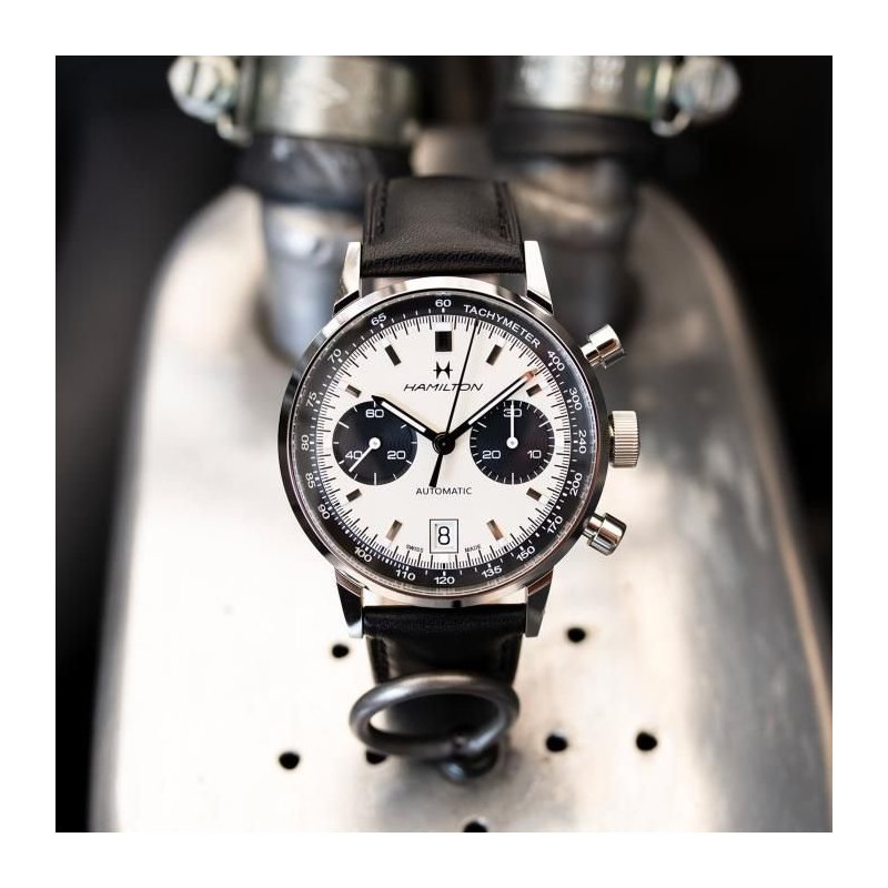 Hamilton - American Classic Intra-Matic - Acciaio - Bianco
