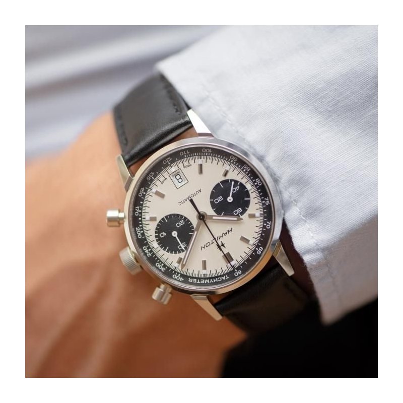 Hamilton - American Classic Intra-Matic - Acciaio - Bianco
