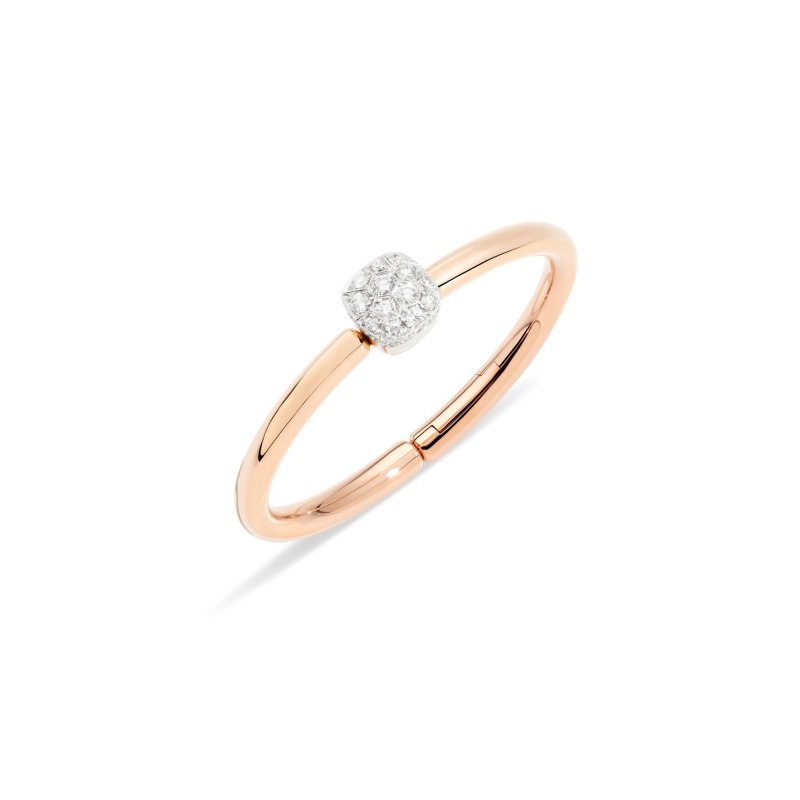 Pomellato - Bracciale Nudo - Oro Rosa - Diamanti