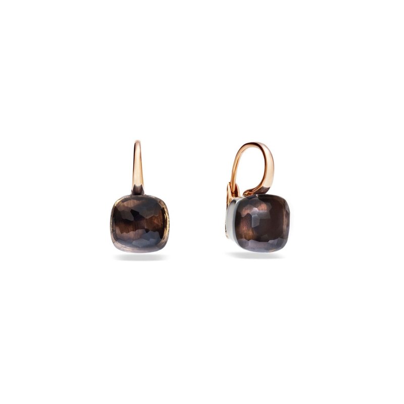 Pomellato - Orecchini Nudo - Oro Rosa - Quarzo