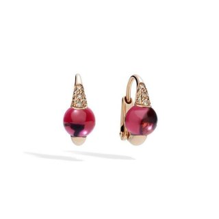 Pomellato - Orecchini M'Ama Non M'Ama - Oro Rosa - Diamanti