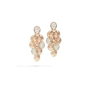 Pomellato - Orecchini Arabesque - Oro Rosa - Diamanti