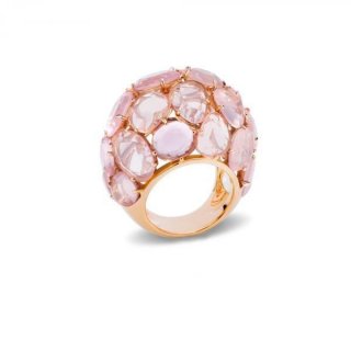 Pomellato - Anello Capri - Oro Rosa - Quarzo Rosa