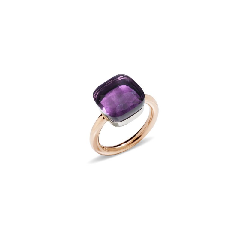 Pomellato - Anello Nudo Maxi - Oro Rosa - Ametista