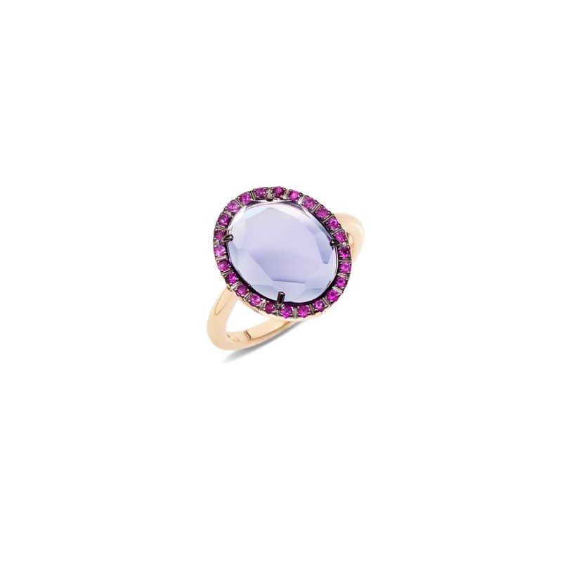 Pomellato - Anello Colpo Di Fulmine - Oro Rosa - Rubini