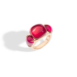 Pomellato - Anello Rouge Passion - Oro Rosa - Rubini