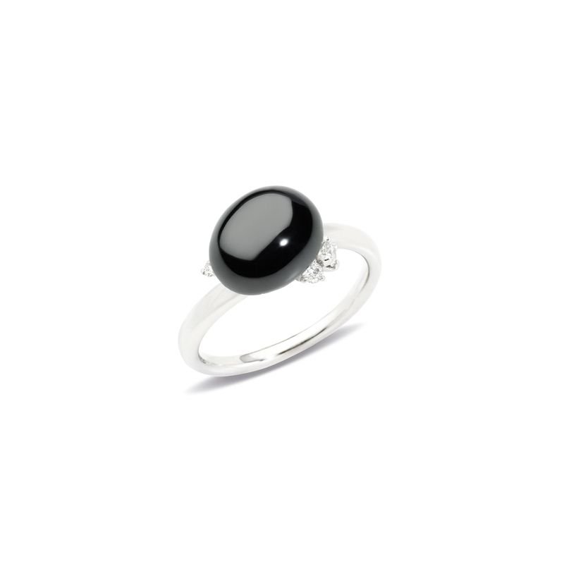 Pomellato - Anello Capri - Oro Bianco - Ceramica