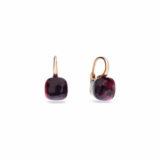 Pomellato - Orecchini Nudo - Oro Rosa - Granato
