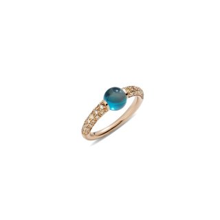 Pomellato - Anello M'Ama Non M'Ama - Oro Rosa - Topazio