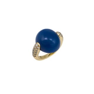 Pomellato - Anello Luna - Oro Bianco - Diamanti