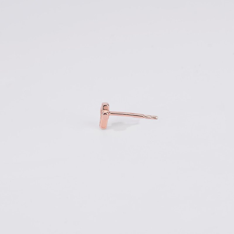 Mabina - Orecchino Monomania - Argento Rosato - Zirconi
