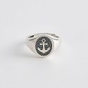 Mabina - Anello Navy Rule - Argento Brunito - Chevalier