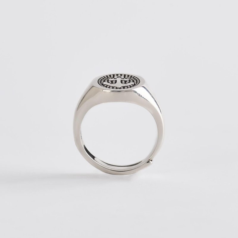 Mabina - Anello Navy Rule - Argento Brunito - Chevalier