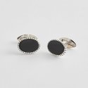 Mabina - Gemelli Duo - Argento Brunito - Agata Nera