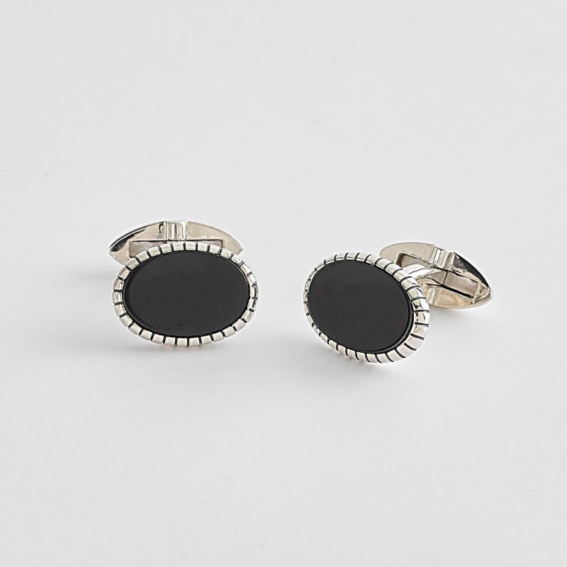 Mabina - Gemelli Duo - Argento Brunito - Agata Nera