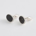 Mabina - Gemelli Duo - Argento Brunito - Agata Nera