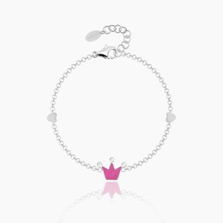 Mabina - Bracciale Corona - Argento 925 - Smalto