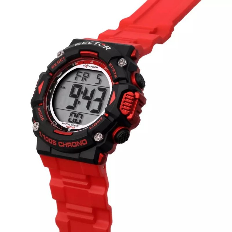 Sector - Orologio Ex-32 - Uomo - Digitale - Rosso