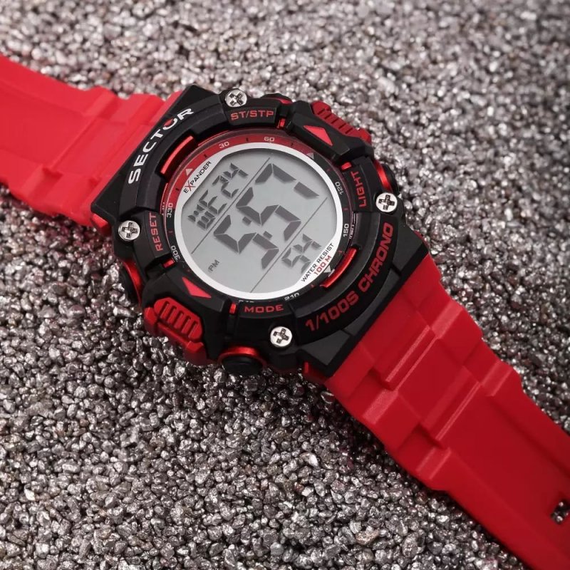 Sector - Orologio Ex-32 - Uomo - Digitale - Rosso