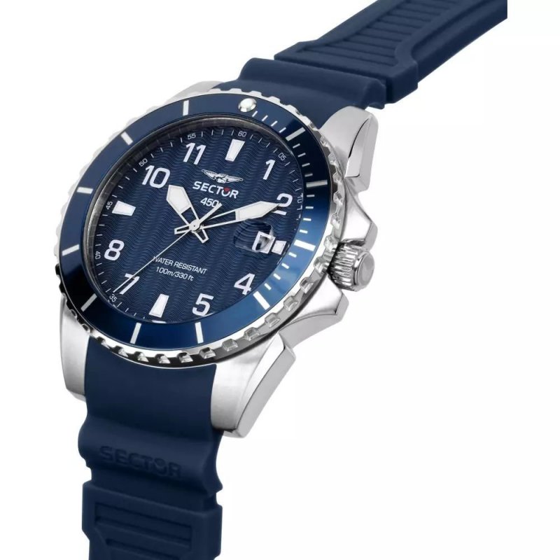 Sector - Orologio 450 - Uomo - Plastica - Blu