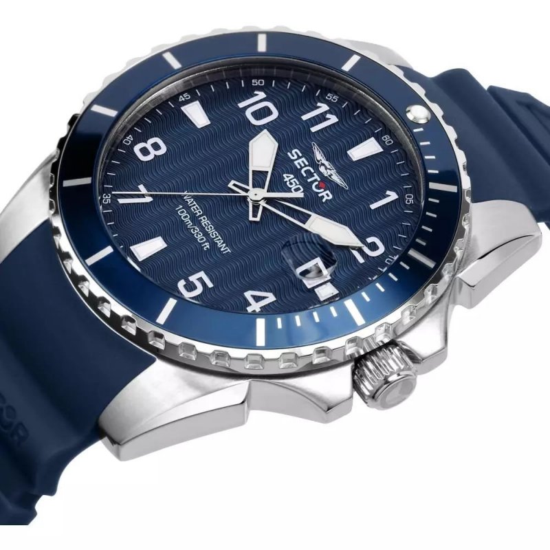 Sector - Orologio 450 - Uomo - Plastica - Blu