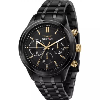 Sector 670 - Orologio Multifunzione Uomo - Nero - 45Mm
