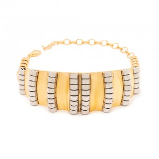 Deliguoro - Choker Ishtar - Ottone - Made In Italy