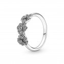 Triple Pansy Flower Ring