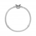Pandora Moments Butterfly Clasp Snake Chain Bracelet