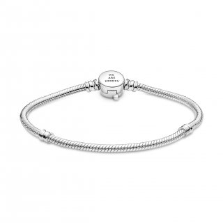 Pandora Moments Marvel The Avengers Logo Clasp Snake Chain Bracelet