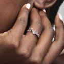 Mum Pavé Heart Ring