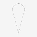 Double Heart Pendant Sparkling Collier Necklace