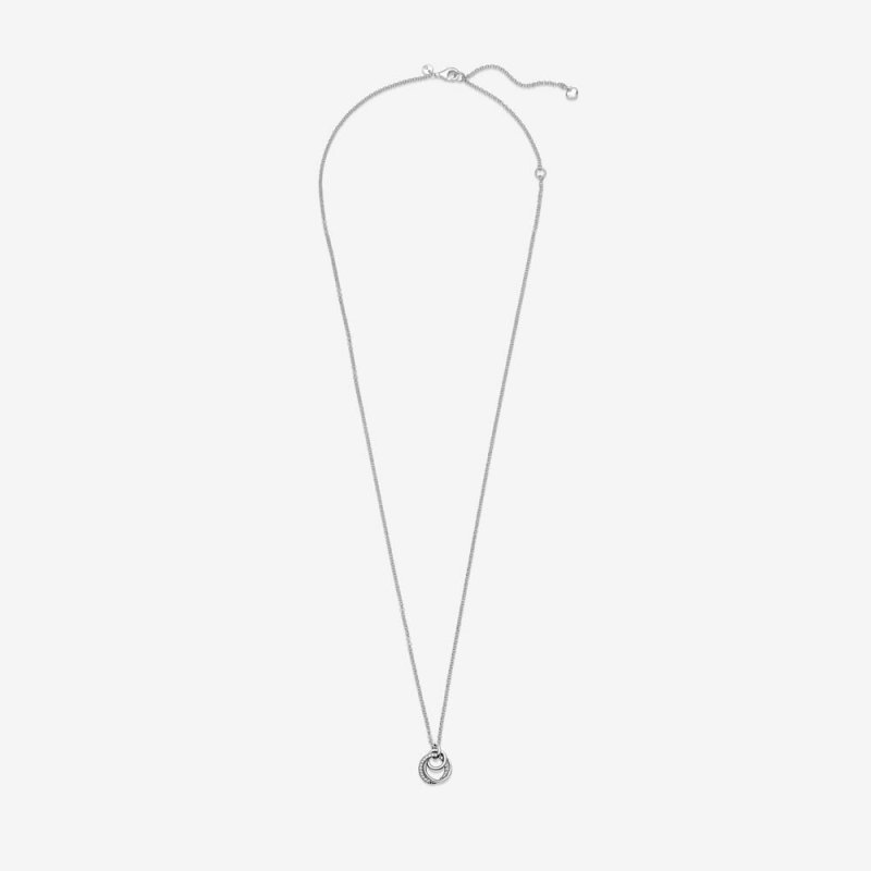 Family Always Encircled Pendant Necklace