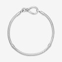 Pandora Moments Infinity Knot Snake Chain Bracelet