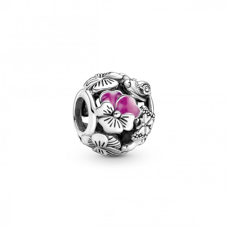 Pansy Flower Friends Charm