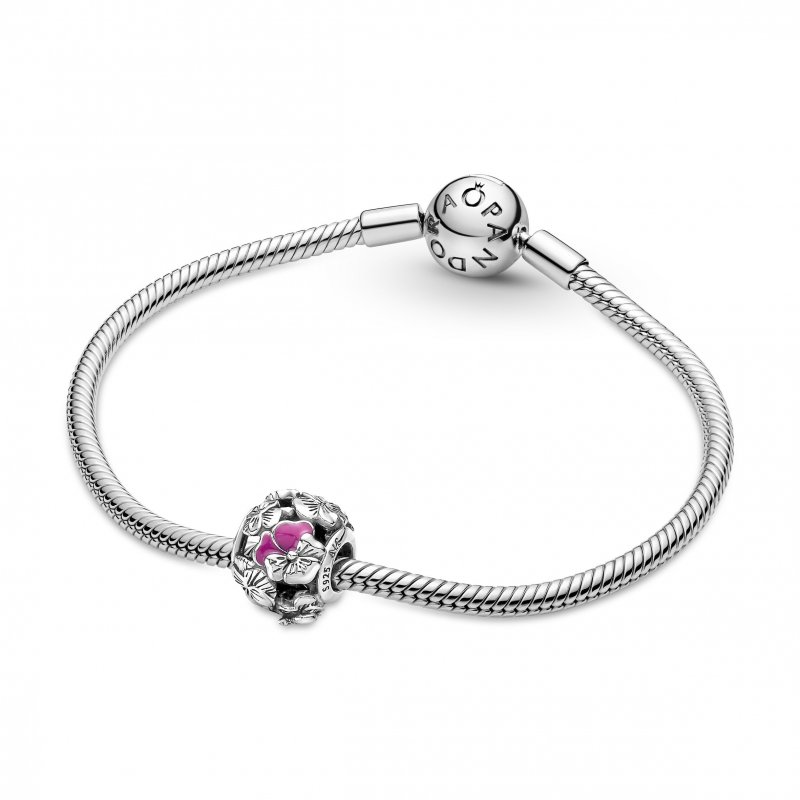 Pansy Flower Friends Charm