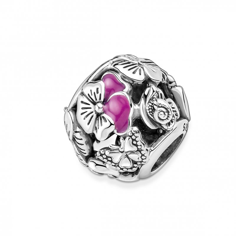 Pansy Flower Friends Charm