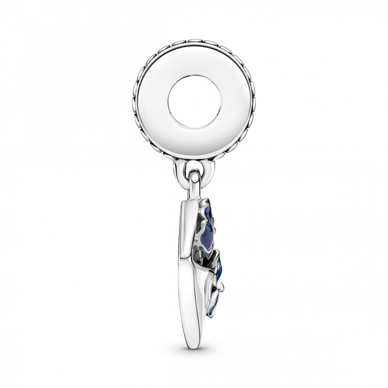 Pansy Flower Envelope Dangle Charm