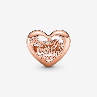 Thank You Mum Heart Charm