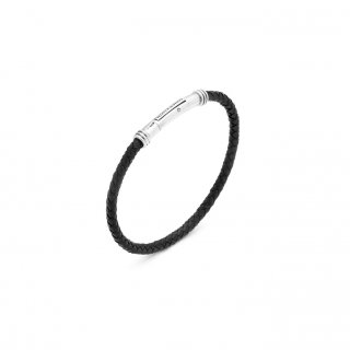 Bracciale Cuoio Intrecciato