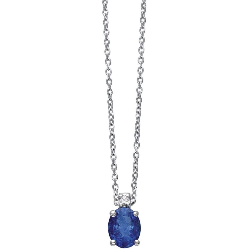 Bliss - Collana New Briosa - Oro - Zaffiro