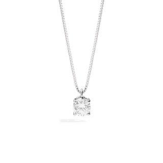 Collana Punto Luce Donna Recarlo Mafalda P29Px468 In Oro 750 Bianco Con Diamante