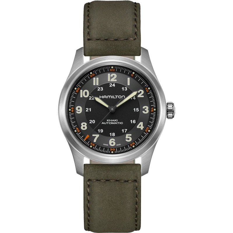 Hamilton - Khaki Field Titanium Auto - Titanio - Nero